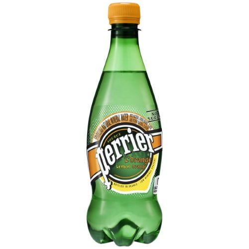 Perrier Sparkling Natural Mineral Water, L'Orange, 16.9 Fl Oz, 24 Count by Nestle Waters North America