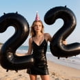 thumbnail image 5 of 40 Inch Black Number 2 Balloon Jumbo Giant Happy 2th 12th 20th 21st Birthday Party Decorations for Boy or Girl Huge Mylar Anniversary Party Supplies, 5 of 16