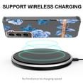 thumbnail image 2 of Feishell Case for Samsung Galaxy S23 6.1 inch,Fashion Flower Pattern Flexible Silicone Shockproof Cover for Women Girls Slim Transparent Phone Case Support Wireless Charging,C, 2 of 10