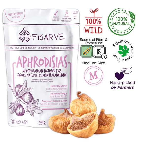FIGARVE APHRODISIAS MEDITERRANEAN WILD DRY FIGS - Nature's Artistry Meets Culinary Excellence