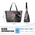 thumbnail image 3 of Kdxio Black Dragon Cliff Dawn for Beach Bag for Women Large Beach Tote Bag Waterproof Sandproof Swim Bag with Zipper Pockets Beach Vacation Travel, 3 of 6