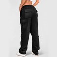 thumbnail image 5 of Simua Women's Casual Solid Color Workwear Sweatpants - Elastic Waist Comfortable Lounge Pants for Daily Wear & Home Relaxation, 5 of 8