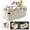 White, variant on Yiyasu  Waterproof 55L Car Trunk Storage Box Cargo Organizer Collapsible for Car SUV, Portable Maximize Space