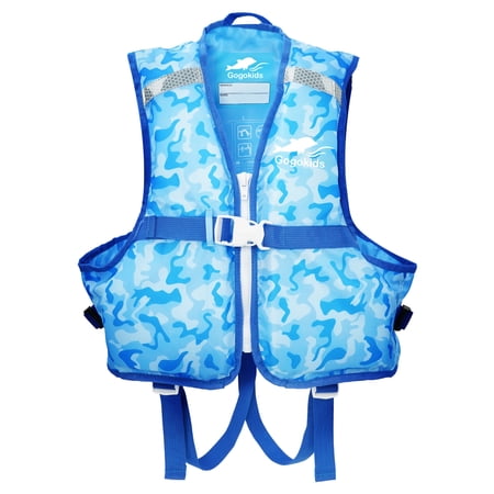 Gogokids Kids Life Jacket Swim Vest - Toddler Boys Girls Float Swimsuit Buoyancy Swimwear 30 to 50 lbs