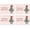 Christmas010, variant on Pink Coquette Bow Christmas Tree Placemats Set of 4, Preppy Pink Chinoiserie Christmas Table Mats Place Mats for Home Kitchen Dining Table Winter Xmas Holiday Party Decoration, 12x18 Inch