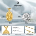 thumbnail image 6 of DRINSPER Hecate Necklace 925 Sterling Silver Goddess of Witches Magic Hekate Pendant Necklace Ancient Greek Mythology Night of Hekate Ancient Origins of the Goddess of Witchcraft Moon Amule-G, 6 of 8