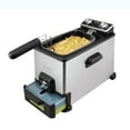 thumbnail image 2 of Kalorik 4.2 Quart Deep Fryer with Oil Filtration XL, in Stainless Steel (FT 44466 BK), 2 of 4