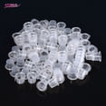 thumbnail image 3 of Disposable Ink Pigment Small Holders Plastic Supplies 300Pcs Cups Caps accessories, 3 of 6