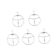 thumbnail image 4 of 5x Perchas para ropa interior, soporte decorativo, clavijas redondas creativas para armario, lencería para el hogar Pequeño, 4 of 8