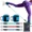 Blue, variant on Resistance Bands, 5-Pack Ankle Band Set for Leg and Hip Training – TPE Material Band for Women Men, with Comfortable Grip, Ideal for Home Workouts, Exercise Equipment,Yoga Gym Fitness, Adjustable
