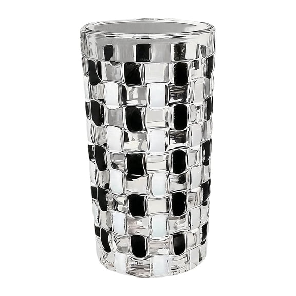Ruanlalo Multicolor Mosaic Glass Water Cup Tea Coffee Stained Glass Design Water Bottle Dining Table Accent Decorative Drinkware