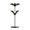 big, variant on Black Iron Bat Candlestick Holder, Gothic Halloween Candle Stand, Spooky Tabletop Decor, Stable Base, Easy Assembly, Cone Candle Display, Large 11.3 x 27.3 cm, Small 10 x 20 cm