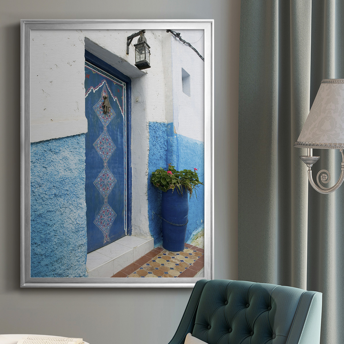 Morocco Door Premium Classic Framed Print - Ready to Hang
