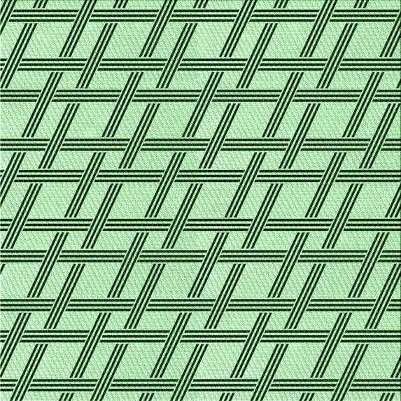 Ahgly Company Machine Washable Indoor Square Transitional Mint Green Area Rugs, 7' Square