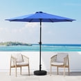 thumbnail image 3 of WestinTrends Paolo 9 Ft Outdoor Umbrella, Patio Shade Market Table Umbrella with Push Button Tilt and Easy Open Crank, Royal Blue, 3 of 14