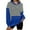 Dark Blue, variant on biudgviw Striped Hoodies for Women Oversized Long Sleeve Loose Sweatshirt Fall Baggy Pullover Tops with Pockets