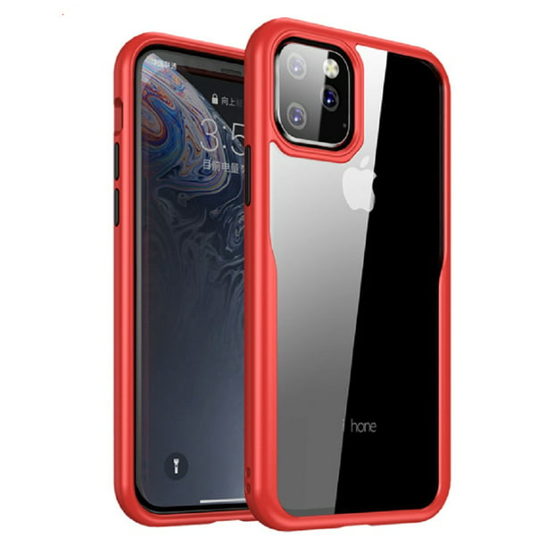 Iphone 11 Pro Max Case Built In Screen Protector Clear Full Body Heavy Duty Protection Shockproof Anti Scratched Rugged Cases For Iphone11 Pro Max Red Walmart Com Walmart Com