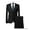 Black, variant on 2-Piece Suit Set with Jacket and Dress Pants, Slim Fit