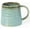 Crystal Green, variant on TT-Large Ceramic Coffee Mugs, Handmade Pottery Mug, Tea Cups with Handle for Office and Home, 16 oz, Dishwasher and Microwave Safe (Crystal Green)