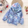thumbnail image 5 of zuwimk Boys Girls Hooded Rain Jackets Waterproof Rain coats Windbreaker for Kids Lightweight Jackets(2-3 Years,Navy), 5 of 6