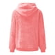 thumbnail image 5 of Sudadera con capucha Gibobby para Mujeres de Lana Artificial Rosa L, 5 of 5