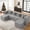 Chenille Light Gray, variant on BEHOST 130" U-Shaped Modular Sectional Sofa, 6-Piece Cloud Couch with 2 Movable Ottomans, Extra Deep Seat Chenille Sleeper Sofa, Flexible Oversized Modern Sofa Set for Living Room, Chenille Black