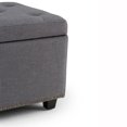 thumbnail image 2 of Grand pouf de rangement rectangulaire Springfield de WyndenHall, 2 of 9