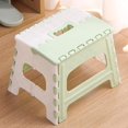 thumbnail image 3 of Folding Stool Lightweight Plastic Step Stool Multipurpose Portable PP Chairs For Children Adults Non-slip Folding Stool For Kitchen Bathroom Bedroom, 3 of 5