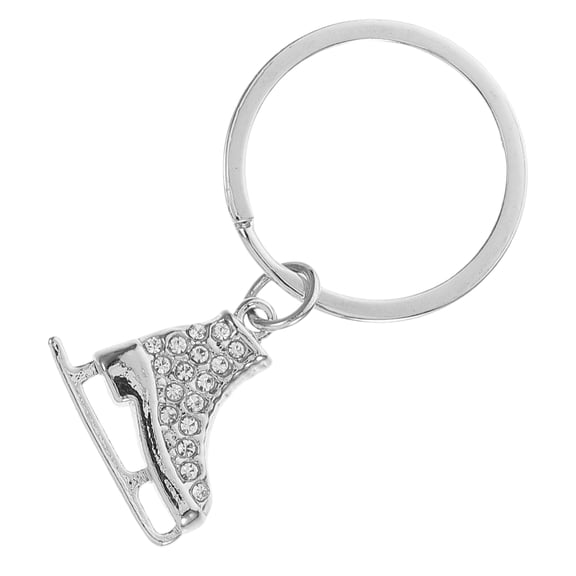 EXHUMKY Ice Skate Keychain Zinc Alloy Portable Accessory for Women 1 Pcs