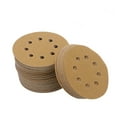 thumbnail image 4 of Raindrops 100PCS 5-Inch 8-Hole 120 Grit Dustless Hook & Loop Sanding Discs Sandpaper Circular Pads, 4 of 8