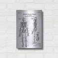 thumbnail image 3 of Luxe Metal Art 'Anatomical Skeleton Blueprint Patent White' Acrylic Glass Wall Art, 12"x16", 3 of 9