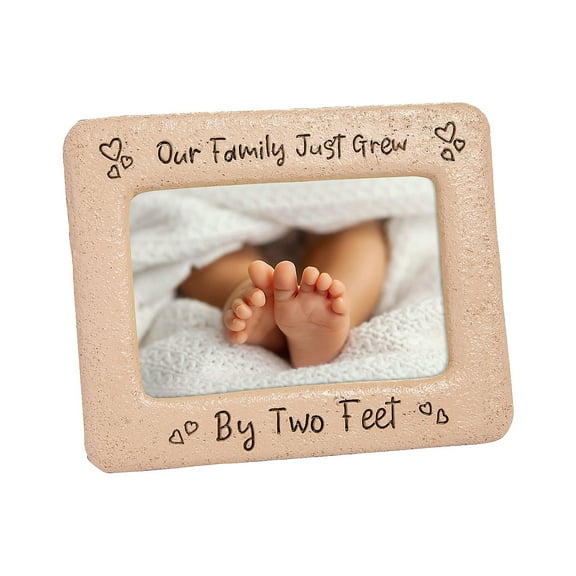 Fun Express Our Family Just Grew Baby Picture Frame