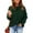 Green, variant on AOOCHASLIY Christmas Tops Fashion Women Sleeve Round-Neck Pullover Solid Color Casual Blouse Tops