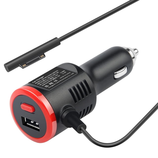 Cargador de coche TREE.NB 41 W 12 V 2.58 A con puerto USB para Surface