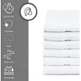 thumbnail image 5 of GOLD TEXTILES 24 PCS New White 20X40 Cotton Blend Economy Bath Towels Soft & Quick Dry Salon Hair Towel-Gym Towel (2 Dozen), 5 of 9