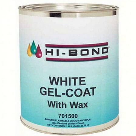 Evercoat New White Gel Coat With Wax Qt, 349-701490