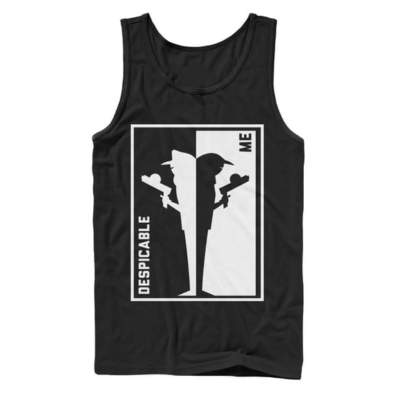 Men's Despicable Me 3 Brother Trouble Frame  Tank Top Black Small