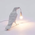 thumbnail image 5 of Homchum Raven Table Lamp, Crow Bird Resin Desk Lamp for Bedroom Living Room Decor, White, 2 Pack, 5 of 8
