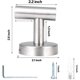 thumbnail image 2 of 2 ganchos para toallas de baño, ganchos plateados para abrigos, ganchos para batas, acero inoxidable para baño, cocina, dormitorio, hotel, 2 of 3