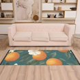 thumbnail image 2 of Yayeee Runner Rug for Bedroom 2'x6' Machine Washable Hallway Non Slip Mat, Retro Floral Orange, 2 of 8