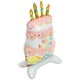thumbnail image 2 of Globo de pie con forma de pastel de feliz cumpleaños, globo para fiesta de cumpleaños con base, diseño de fiesta de cumpleaños, decoración de ambiente con globos, 2 of 8