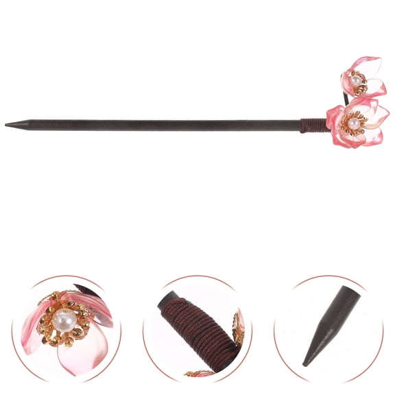 DEEPCRAFF Chinese Style Hair Stick Crystal Multi Color for Party and Cosplay