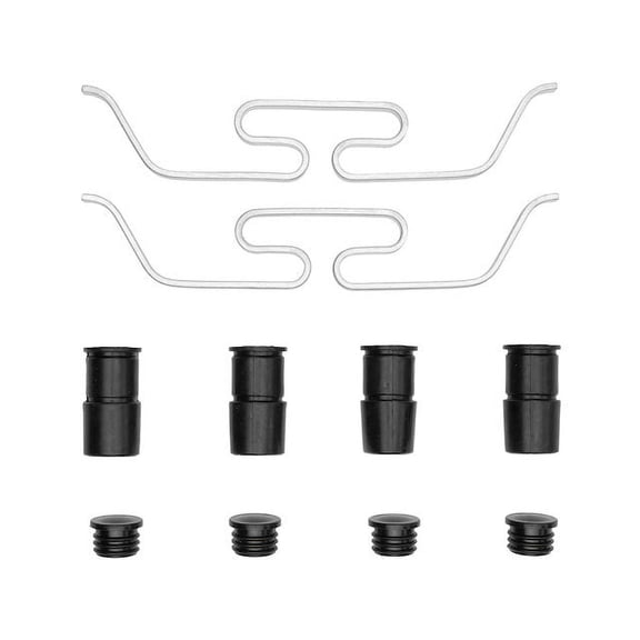 Front Brake Hardware Kit - Compatible with 2018 - 2022 Honda Accord 2.0L 4-Cylinder 2019 2020 2021
