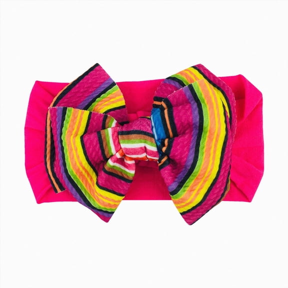 Splozh Baby Girl Headbands Cute Bows 1PC Newborn Infant Baby Girls Floral Bow Headband Stretch Hairband Headwear,J,One Size