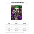 thumbnail image 4 of Joker Film Thick Blanket Cozy Soft Fuzzy Anti-pilling Flannel Throw Blanket Warm Sofa Bed Blanket 60"x50" For Adult Teen Kids, 4 of 8