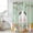 Sage Green, variant on Easter Shower Curtain, Waterproof Shower Curtains for Bathroom, Spring Watercolor Bunny Eggs Wood Grain Teal Blue Washable Fabric Bathtub Curtain Set Bath Decor with 12 Hooks Long 72"x84"