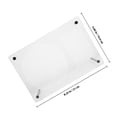 thumbnail image 2 of Luxshiny CD Holder Stand CD Stand Rack Transparent Protection Office Use 1Pack, 2 of 8