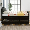 thumbnail image 3 of Harper & Bright Designs Captain's Bed Platform with 6 Drawers, Wood Twin Storage Daybed Frame, 3 of 8