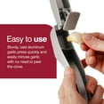 thumbnail image 3 of Zyliss Susi 3 Garlic Press - Aluminium Garlic Press with Built-In Cleaning Tool - Garlic Crusher, Mincer & Peeler for Unpeeled Garlic Cloves, 3 of 7