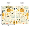 thumbnail image 5 of FORMRS Acrylic Clipboard with Low Profile Clip Standard A4 Letter Size, 12.5" x 9", Halloween Cute Ghosts, 5 of 8